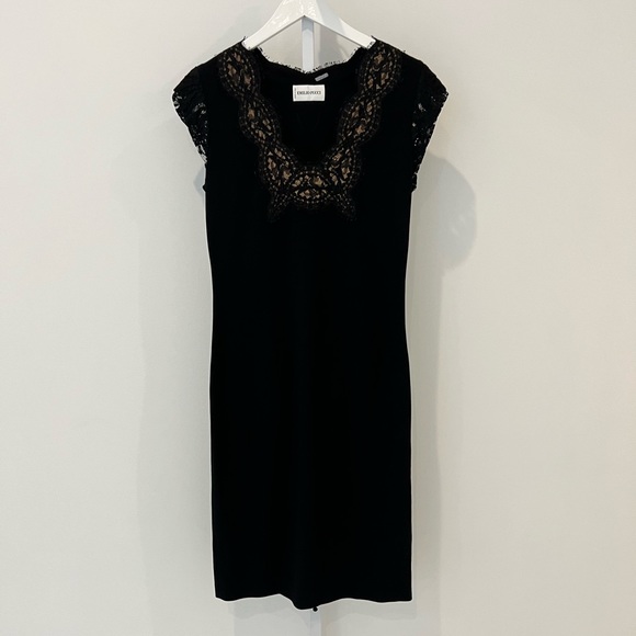 EMILIO PUCCI BLACK LACE DRESS MODEL 26RG25 SIZE IT 46 / US 12 NWOTS! - Picture 4 of 17